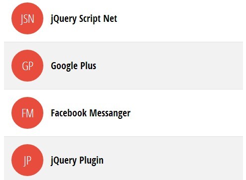 jQuery Plugin To Create Text Avatars From User Names - Avatarme