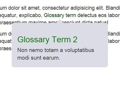 jQuery Plugin To Display Glossary-style Tooltips On Hover - KOglossaryLinks