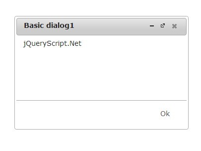 jQuery Plugin To Extend jQuery UI Dialog Widgets