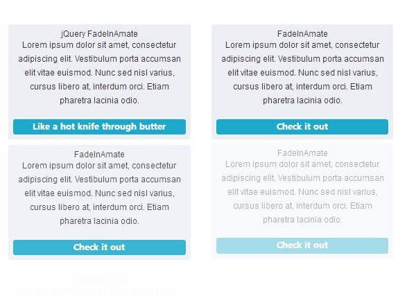 jQuery Plugin To Fade In Elements On Page Load - FadeInAmate