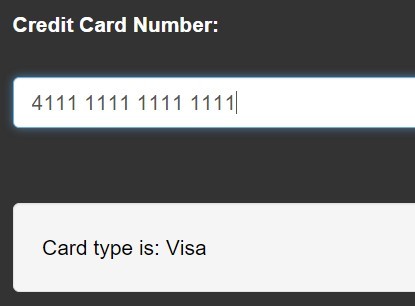 jQuery Plugin To Format and Identify Credit Card Input - ccFormat.js