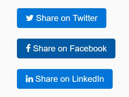 jQuery Plugin To Generate Custom Social Share Links