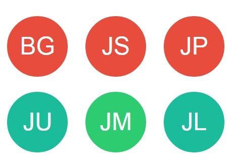 jQuery Plugin To Generate Text Avatars - Name Badges