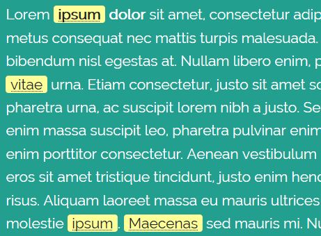 jQuery Plugin To Highlight Glossary Terms In The Document - autoabbr.js