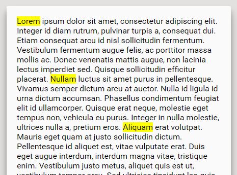 jQuery Plugin To Highlight Matched Terms Within Document - Text Highlight