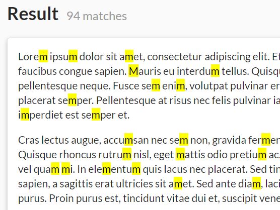 jQuery Plugin To Highlight Searched Text Certain - highlight. js | Free jQuery Plugins
