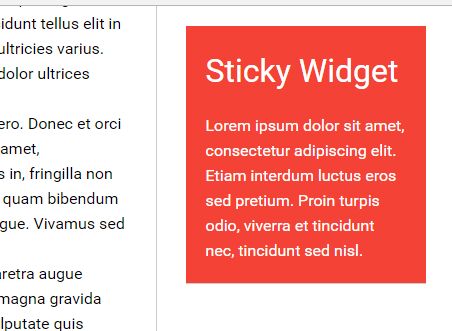 jQuery Plugin To Make Element Sticky Within A Container - Sticky
