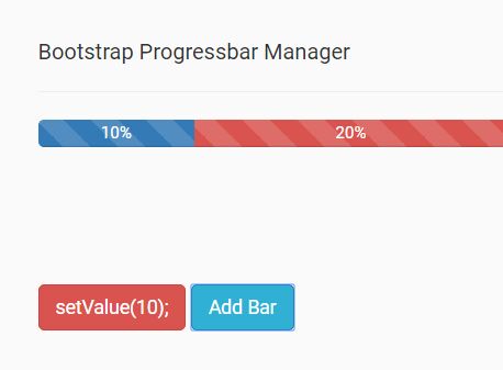 jQuery Plugin To Manipulate Bootstrap Progress Bars