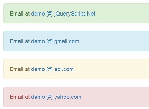 jQuery Plugin To Mask Email Addresses On Your Website - Mail Mask