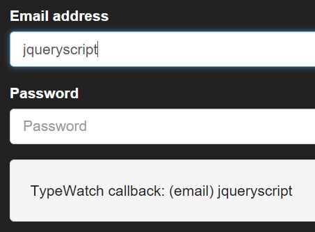 当用户停止输入时运行一个函数的 jQuery 插件 - TypeWatch