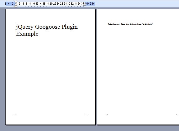 jQuery Plugin To Save Webpage As MS Word Document - Googoose