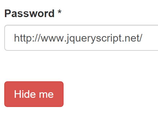 jQuery Plugin To Show / Hide Passwords - PassPeek
