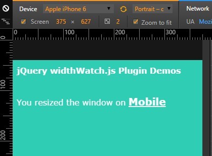 jQuery Plugin To Trigger Events or Alter Classes On Window Resize - widthWatch.js