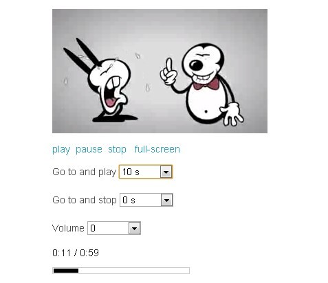 jQuery Plugin for Controlling and Customizing HTML5 Video/Audio - html5video