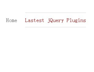 jQuery Plugin for Creating a Navigation Menu with Sliding Lines