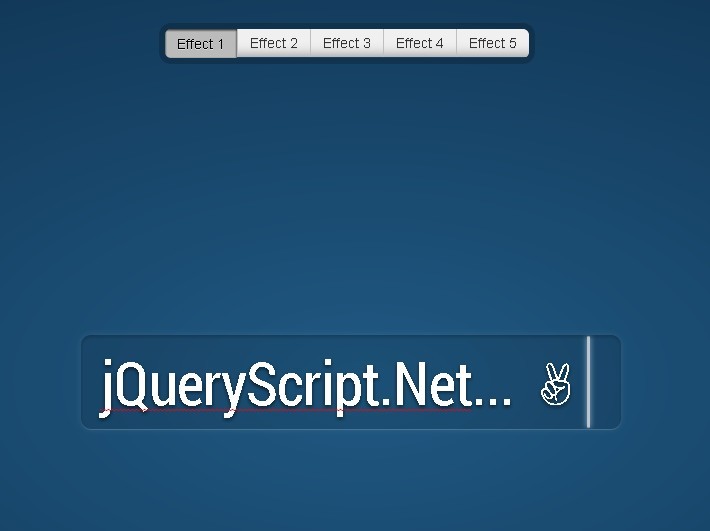 jQuery Plugin for Typing In Input with Amazing CSS3 Effects - Fancy Input