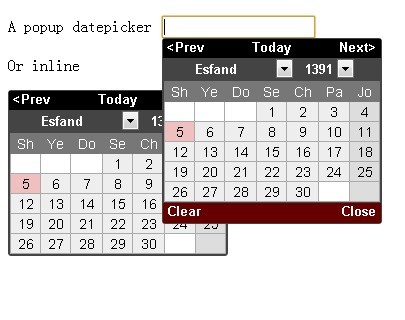 jQuery Plugin for World Calendars - calendars