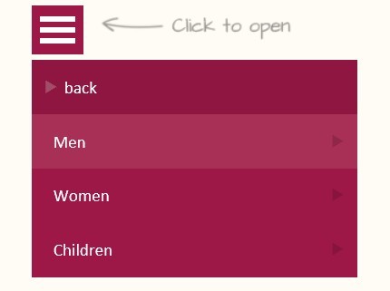 jQuery Responsive Multi-Level Menu Plugin - Dlmenu