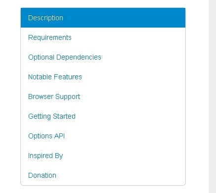 jQuery Table of Contents Plugin - Tocify