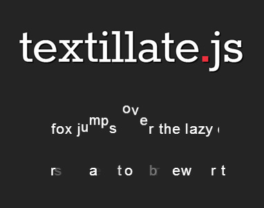 jQuery Text Animation Plugin with CSS3 - textillate