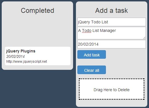 jQuery todo list Plugins | jQuery Script | to do list jquery
