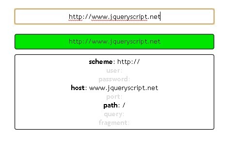 jQuery URL Parsing, Filtering and Monitoring Plugin - jurlp