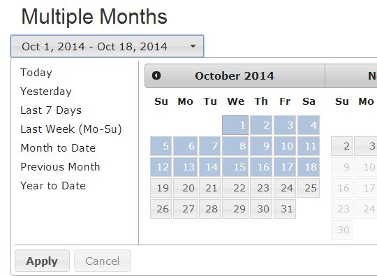 jQuery & jQuery UI Based Date Range Picker Plugin