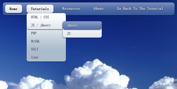 Smooth jQuery Dropdown Navigation Menu With CSS3