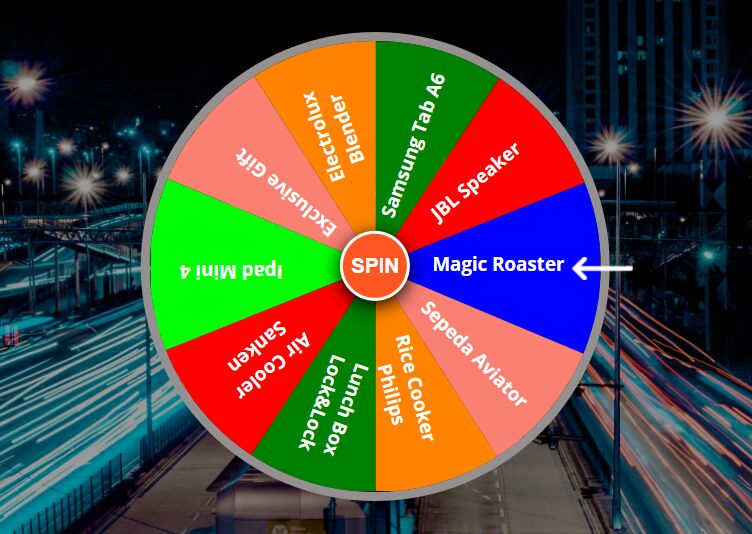 Lucky Spin (Random Wheel) In jQuery