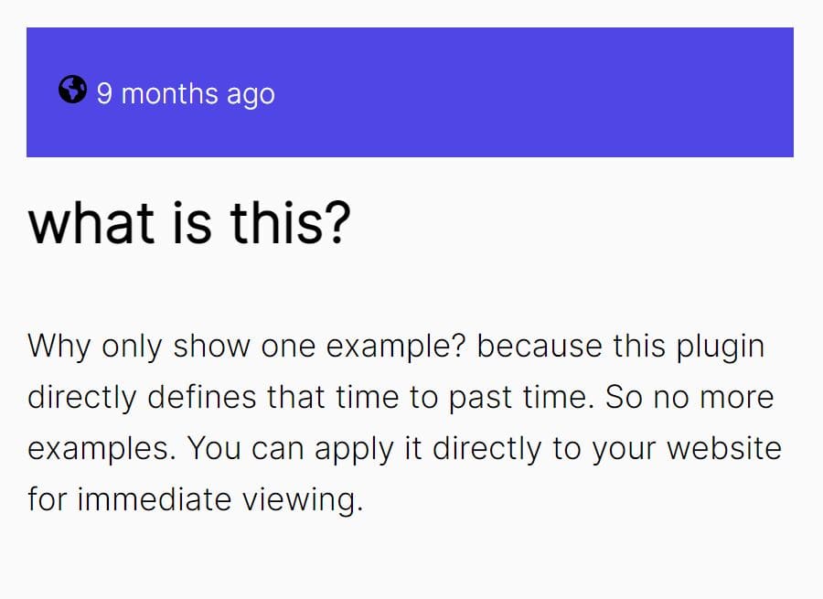 Minimal Time Ago Plugin For jQuery - time-ago.js