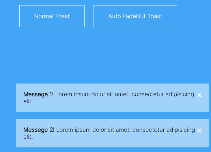 Minimal Toast Message Script Built Using jQuery