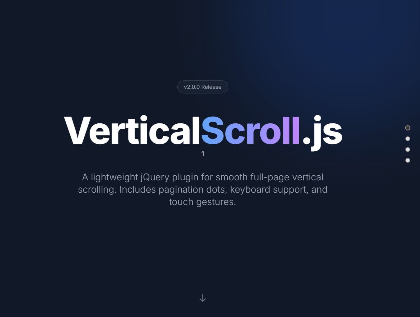 Mobile-friendly Full-Page Scrolling with jQuery Vertical Scroll Plugin