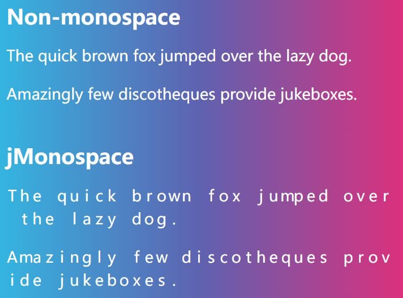 Create Monospaced Text With The jQuery jMonospace Plugin