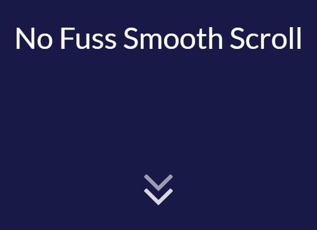 Animate Scrolling To Anchor - No Fuss Smooth Scroll