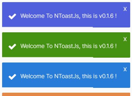 Non-obtrusive Toast Notification Plugin - jQuery NToastJS