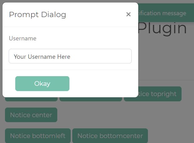 Feature-rich Notification & Popup Box Plugin Based On Bootstrap 4