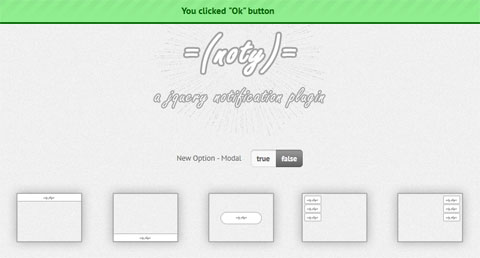 Cool Notification JavaScript Library - Noty