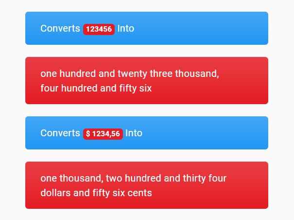 Convert Number/Money To Words - numbersinwords | Free jQuery Plugins Convert Number/Money To Words - Numbersinwords | Free Jquery Plugins