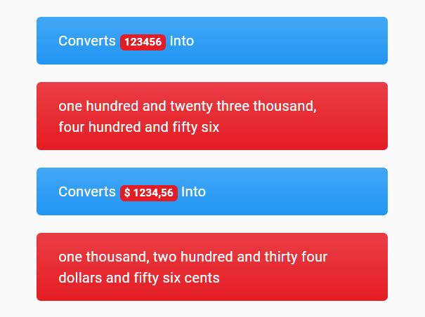 Convert Number/Money To Words - numbersinwords