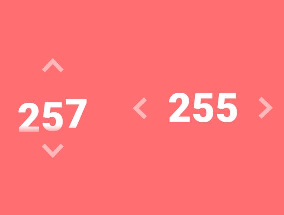 Animated Numeric Stepper Component In jQuery