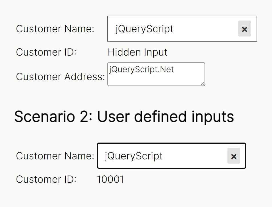 One-Click Input Clearing with jQuery - Clearable Input