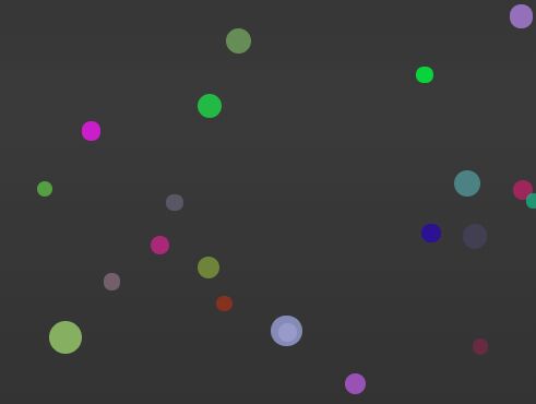 Basic Moving Particle System With jQuery And CSS - flying-circles