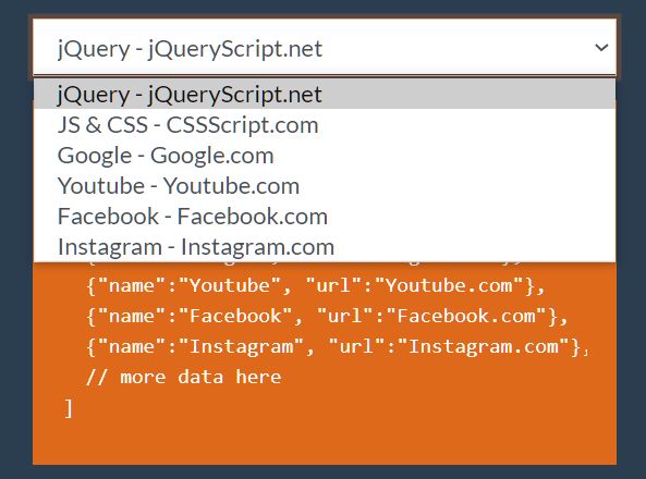 Dynamically Populate Options Of A Select Element From JSON | Free