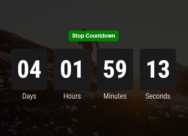 Modern Repeating Countdown Timer App In jQuery