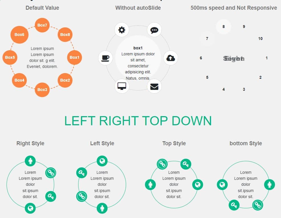 Responsive Circle Infographic Plugin - jQuery Circle Info Box