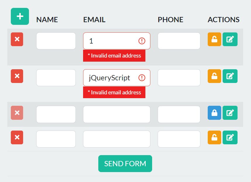Responsive Form Table Plugin - jquery.manage.form.tables.js