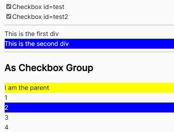 Select/Deselect Elements Just Like Checkbox & Radio Button