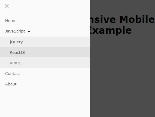 Semantic Responsive Mobile Navigation - jQuery rsmm