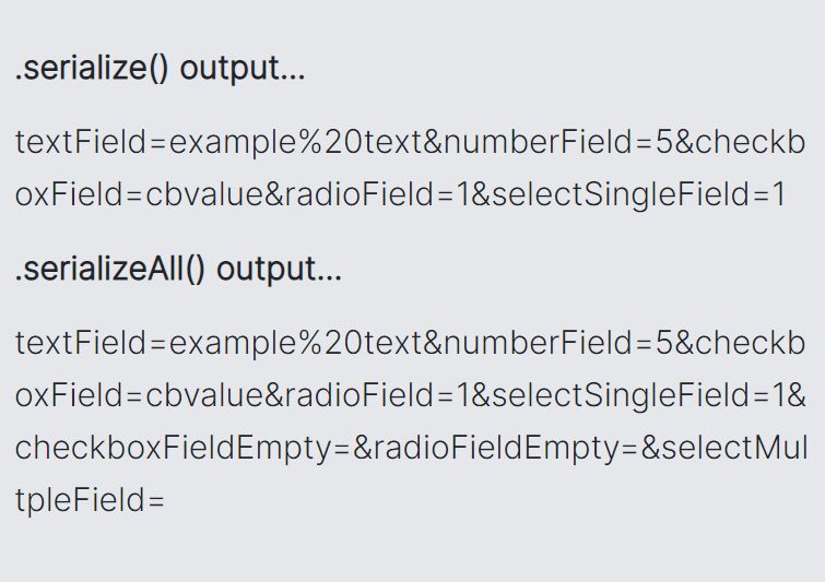 Extend jQuery serialize() To Support Empty Fields - Serialize All