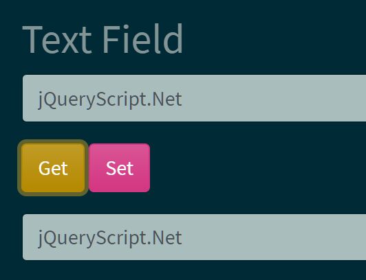 Set & Get Input/Select Values With jQuery - xVal.js